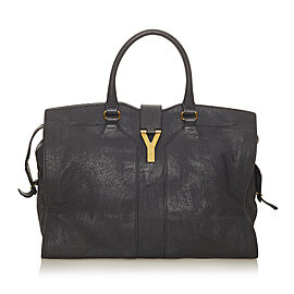 YSL Cabas Chyc Ligne Leather Tote Bag