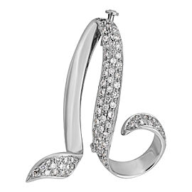 Piero Milano 18K White Gold Diamond Brooch