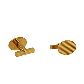 Tiffany & Co 14K Yellow Gold Men's Cufflinks