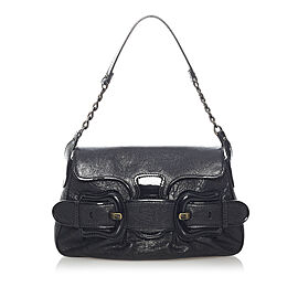 Fendi B Bis Leather Shoulder Bag