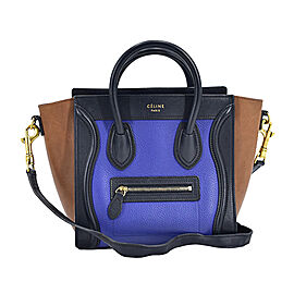 Celine Nano Luggage Tote Leather Satchel