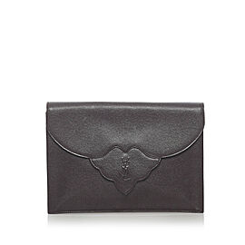 YSL Leather Clutch Bag