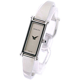 GUCCI Stainless Steel Quartz Women SilverDial Watches LXNK-54