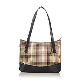 Haymarket Check Canvas Tote Bag