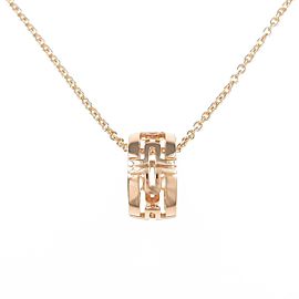 BVLGARI 18k Pink Gold Parentesi Necklace LXGYMK-146