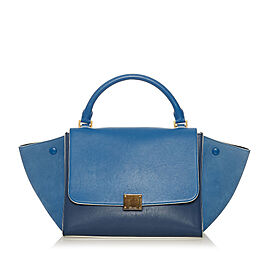 Celine Small Trapeze Leather Satchel