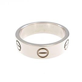 Cartier 18K white Gold Love Ring LXGYMK-210