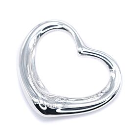 TIFFANY & Co 925 Silver Open heart Pendant top LXNK-414