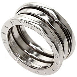 BVLGARI 18K white Gold B.zero1 Ring US 5.5 QJLXG-1358