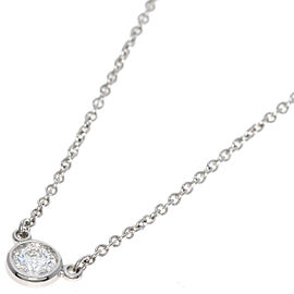 Tiffany & Co 950 Platinum By The Yard Diamond Necklace QJLXG-2508