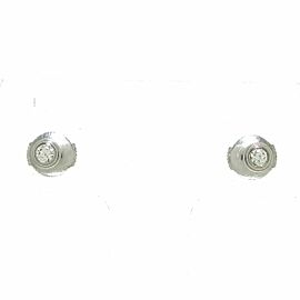 Cartier 18k White Gold Diamond Earrings LXJG-155c