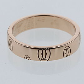 CARTIER 18k Pink Gold happy Birthday Ring LXGBKT-1092