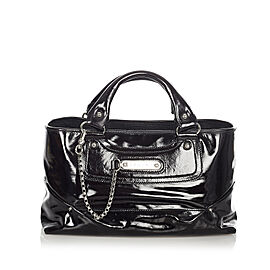 Celine Boogie Patent Leather Handbag