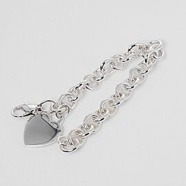 Tiffany & Co 925 Silver heart tag Bracelet LXNK-1096