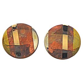 Tiffany & Co. Mixed Metal Inlay Earrings