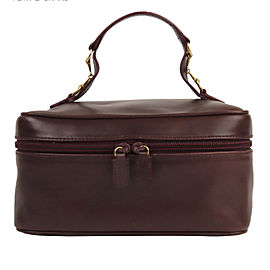 Horsebit Leather Vanity Bag