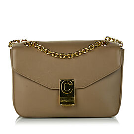 Celine Medium C Bag Leather Crossbody Bag