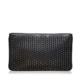 Christian Louboutin Studded Leather Clutch Bag