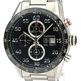 TAG HEUER Carrera Calibre 1887 Chronograph Steel Watch CAR2A10 LXGoodsLE-373