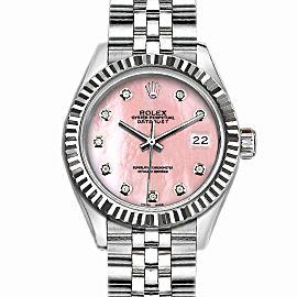 Rolex Datejust Stainless Steel with Pink MOP Dial 36mm Unisex Watch