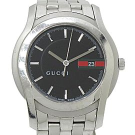 Gucci G Class Stainless Steel Quartz 36mm Mens Watch