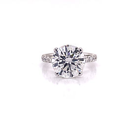 6 Carat Lab Grown Diamond Engagement Ring IGI Certified