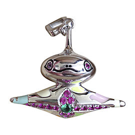 Louis Vuitton 750 White Gold Takashi Murakami Onion Head Pendant