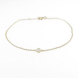 TIFFANY & Co 18K Yellow Gold Diamond bracelet LXGKM-124