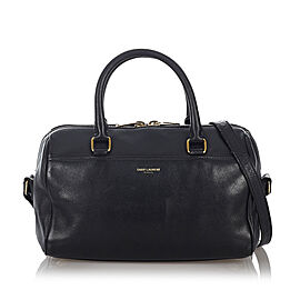 Saint Laurent Classic Baby Duffle Leather Satchel