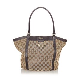 Gucci GG Abbey D-Ring Canvas Tote Bag