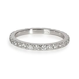 Round Cut Diamond Eternity Band in 18K White Gold 0.45 CTW