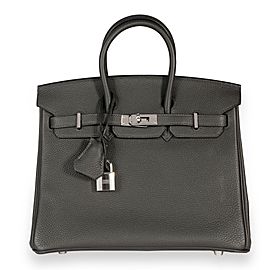 Hermès Graphite Togo Leather Birkin 25 PHW