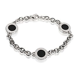 Bulgari Bvlgari Elements Onyx Bracelet in 18K White Gold