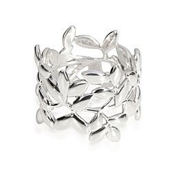 Tiffany & Co. Paloma Picasso Olive Leaf Ring in Sterling Silver