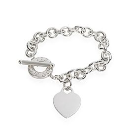 Tiffany & Co. Heart Tag Toggle Bracelet in Sterling Silver