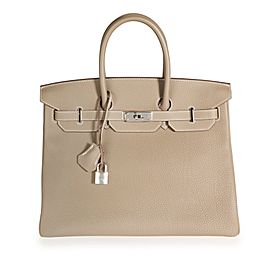 Hermès Etoupe Togo Birkin 35 PHW