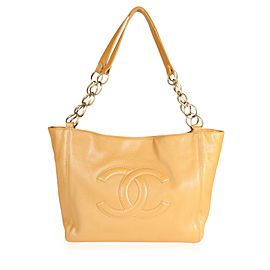 Chanel Camel Leather Timeless Shopping Bag