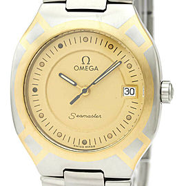 OMEGA Seamaster Polaris 18K Gold Steel Mens Watch 396.1022 LXGoodsLE-287