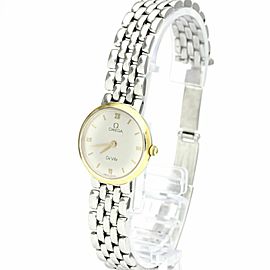 OMEGA De Ville Gold Plated Steel Quartz Ladies Watch LXGoodsLE-491