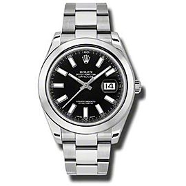 Rolex Datejust II Steel Black Dial 41mm Watch