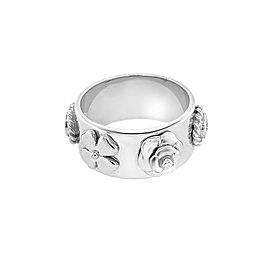 Chanel 18 Karat White Gold Diamond Band Ring