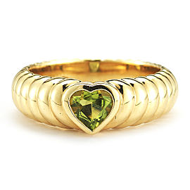 Tiffany & Co. Peridot Yellow Gold Ring