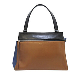 Celine Medium Edge Bicolor Leather Handbag