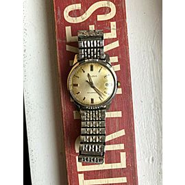 Vintage Bulova Manual Wind Patina Dial Watch