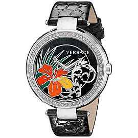 New Versace Mystique Hibiscus I9Q91D9HI S009 Diamond Quartz 38MM Watch