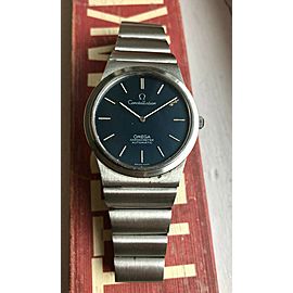 Vintage Omega Constellation Automatic Blue Dial w/ Integrated Bracelet Watch