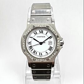 CARTIER SANTOS OCTAGON Automatic DIAMOND Watch