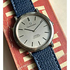 Vintage Omega Constellation Chronometer Automatic Slate Grey Dial Watch