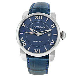 New Locman Toscano Men's Stainless Steel Ref. 590 Automatic 42MM Watch