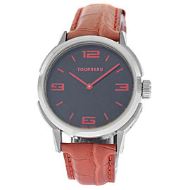 Tourneau Red TNY Roventa Red TNY350701001 Ladies Steel 35MM Quartz Watch